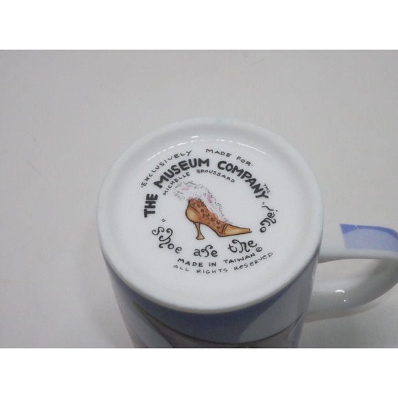 The Museum Co. Michelle Broussard Porcelain Coffee Cup Mug "Shoe are the one!" - Picture 8 of 10